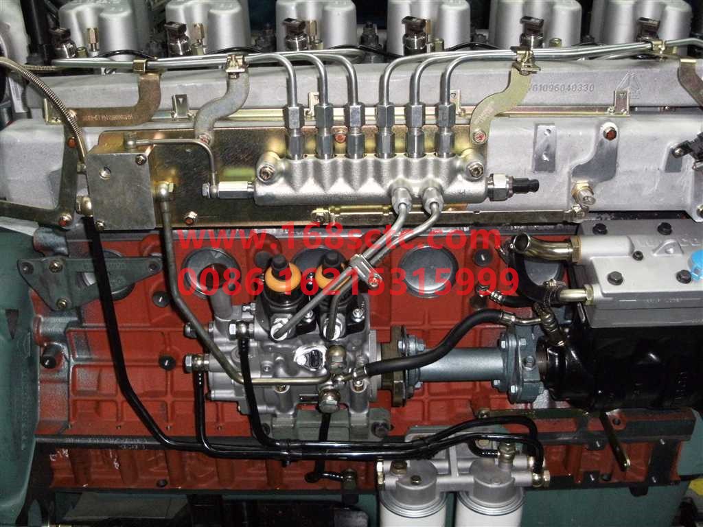 ST9209043L-SINOTRUK HOWO-Engine assembly WD615.92C (two-valve common rail/without EVB/198kW/300 frame/rear power take-off/National III)-ZhongQiFaDongJiWD615.92C