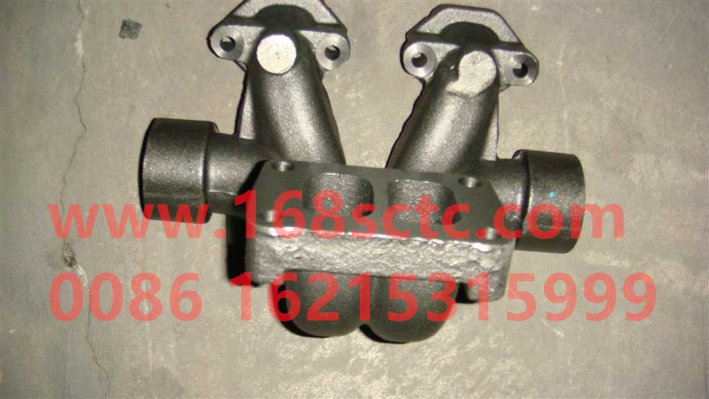 VG1540110146-SINOTRUK HOWO-Third and fourth cylinder exhaust manifold-ZhongQiFaDongJiWD615.96NE