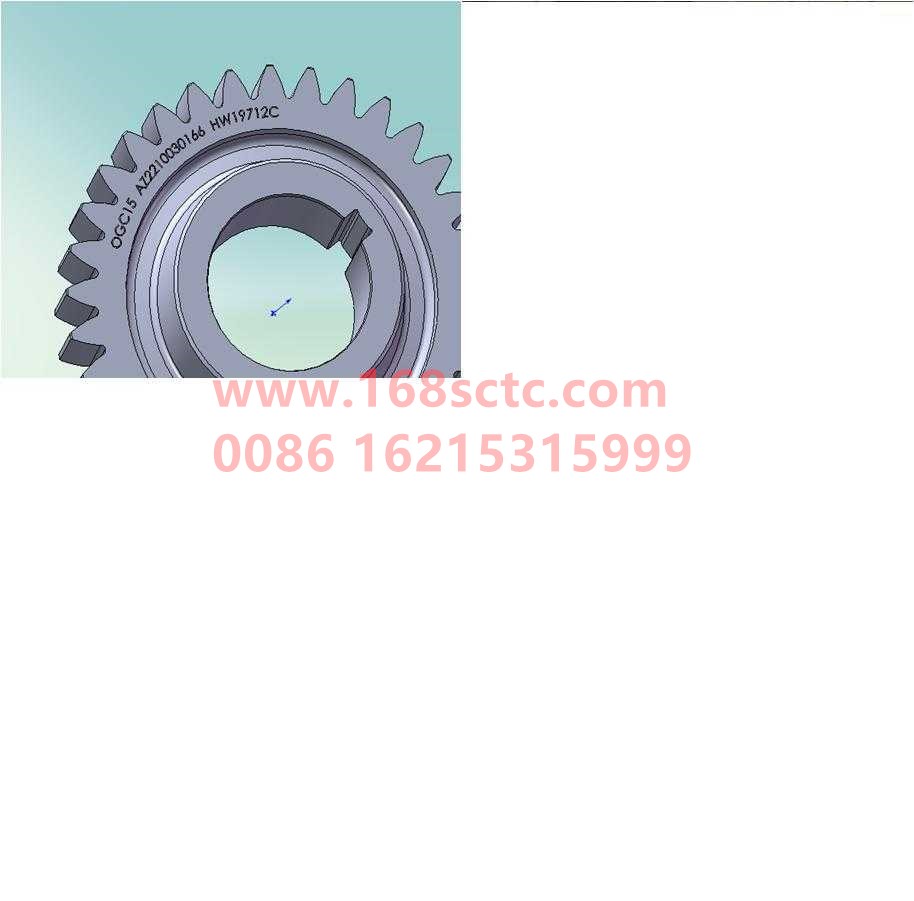 AZ2210030166-SINOTRUK HOWO-countershaft drive gearspeeding-ZhongQiBianSuXiangHW19712C