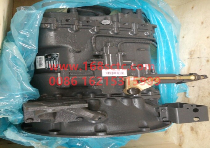 HW15710090708-SINOTRUK HOWO-gearbox assembly 10files(14.28/Pull/double pole/XS180/fine teeth/electromagnetic sensor)-ZhongQiBianSuXiangHW90710