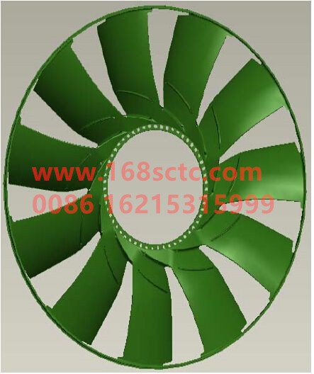 VG1246060152-SINOTRUK HOWO- FanΦ768 rigid fan-ZhongQiFaDongJiT12.42-30
