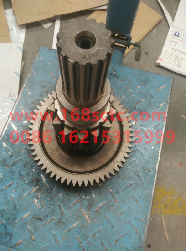 12JSD160T-1707048-GEARBOX-Vice box intermediate shaft welding assembly-FaShiTeBianSuXiang12JSD160T