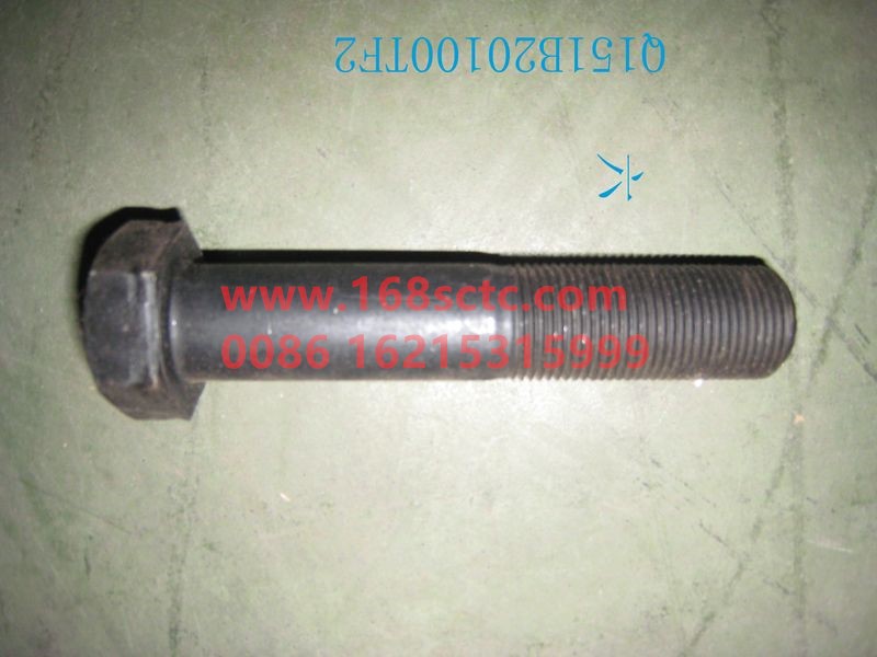 Q151B20100TF2-SINOTRUK HOWO-Hex boltswith nut M20x1.5x100(thrust rod bolt)-HaoHanJ7B