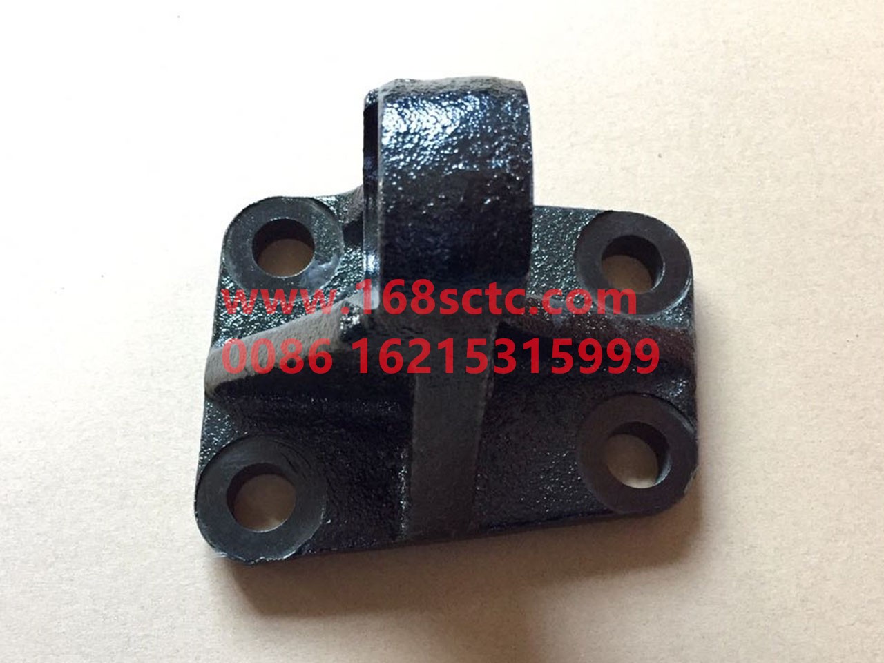 DZ97259590115-SHACMAN-Engine left rear bracket-DeLongX3000 2013Kuan