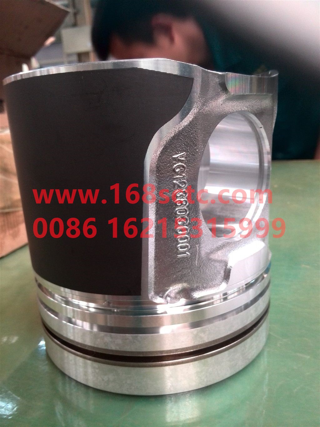 VG1238030001-SINOTRUK HOWO-Piston Euro III T12-CNG-ZhongQiFaDongJiT12.42-50