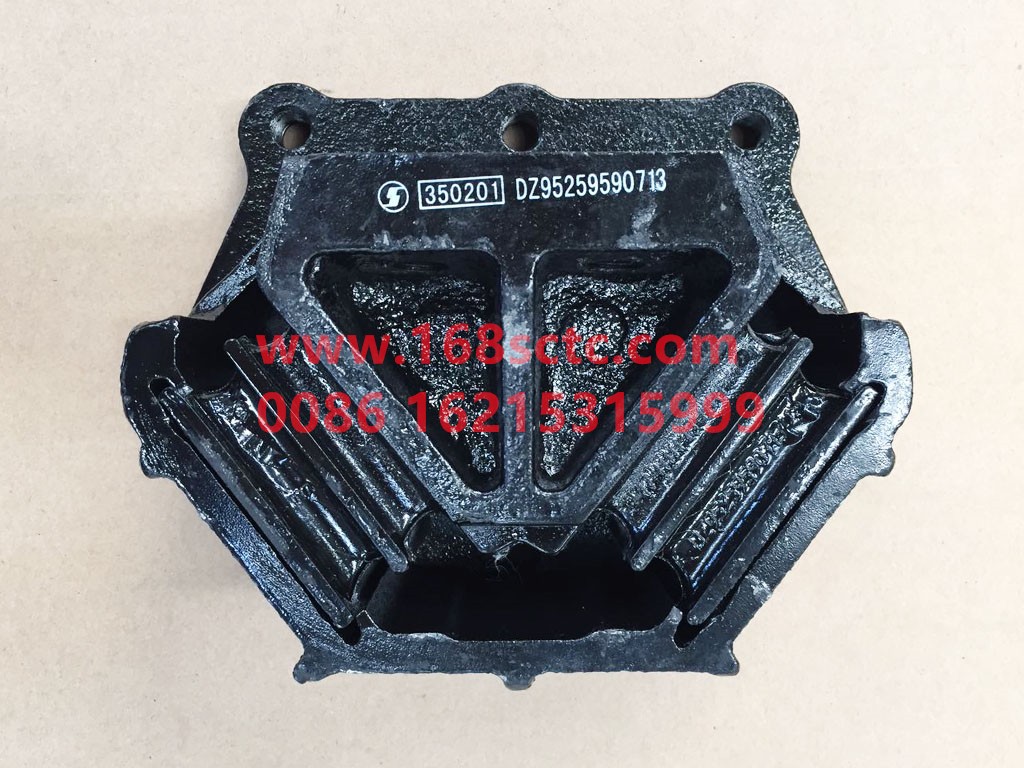 DZ95259590713-SHACMAN-Engine rear suspension cushion-DeLongF3000 2015Kuan