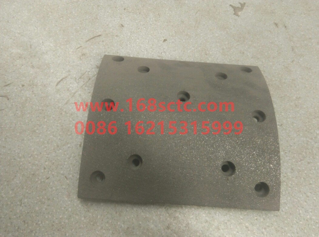 3502F-105W-SINOTRUK HOWO-brake pads-HuangHeShaoShuai2009Kuan