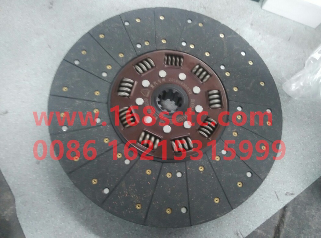 WG1560161130-SINOTRUK HOWO-Clutch disc Φ420 Φ44.5 Secondary damping 6 spring open spring Valeo blue B-SiTaiErWang2008Kuan