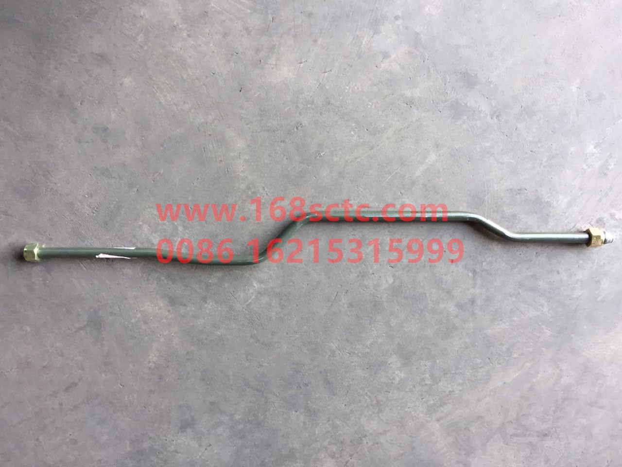 DZ97319361064-SHACMAN-Air pump steel pipe-DeLongX3000 2013Kuan