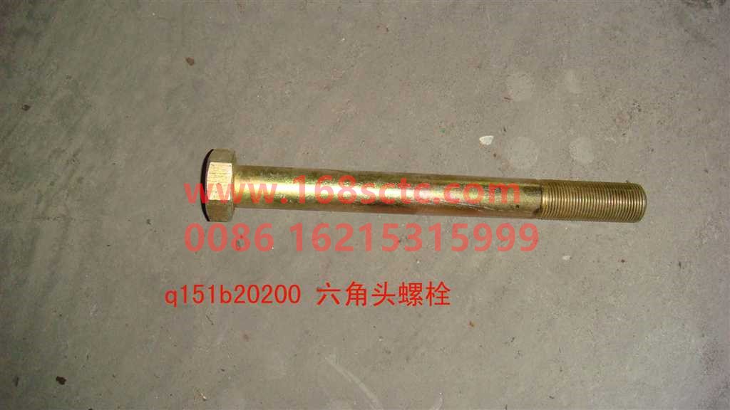 Q151B20200-OTHERS-Hex boltswith nut M20x1.5x200-LiuJiaoTouLuoShuan