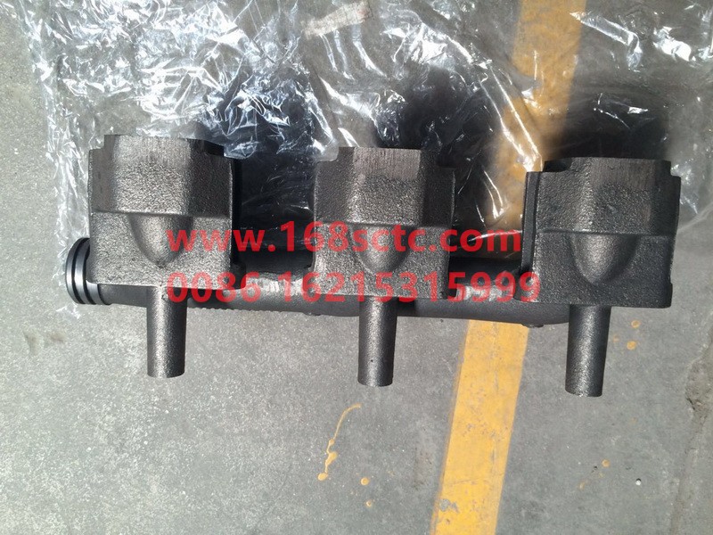 VG1557110111A-SINOTRUK HOWO-front exhaust manifold-ZhongQiFaDongJiWD615.95E