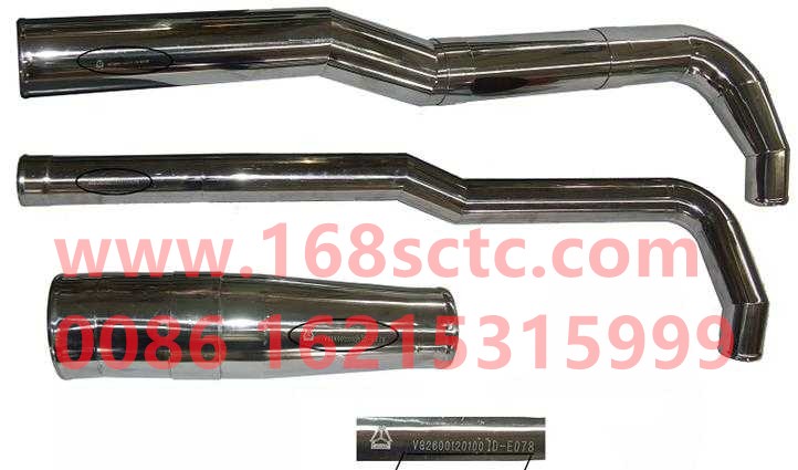 VG2600120100-SINOTRUK HOWO-intercooler intake pipe-ZhongQiFaDongJiWD615.67