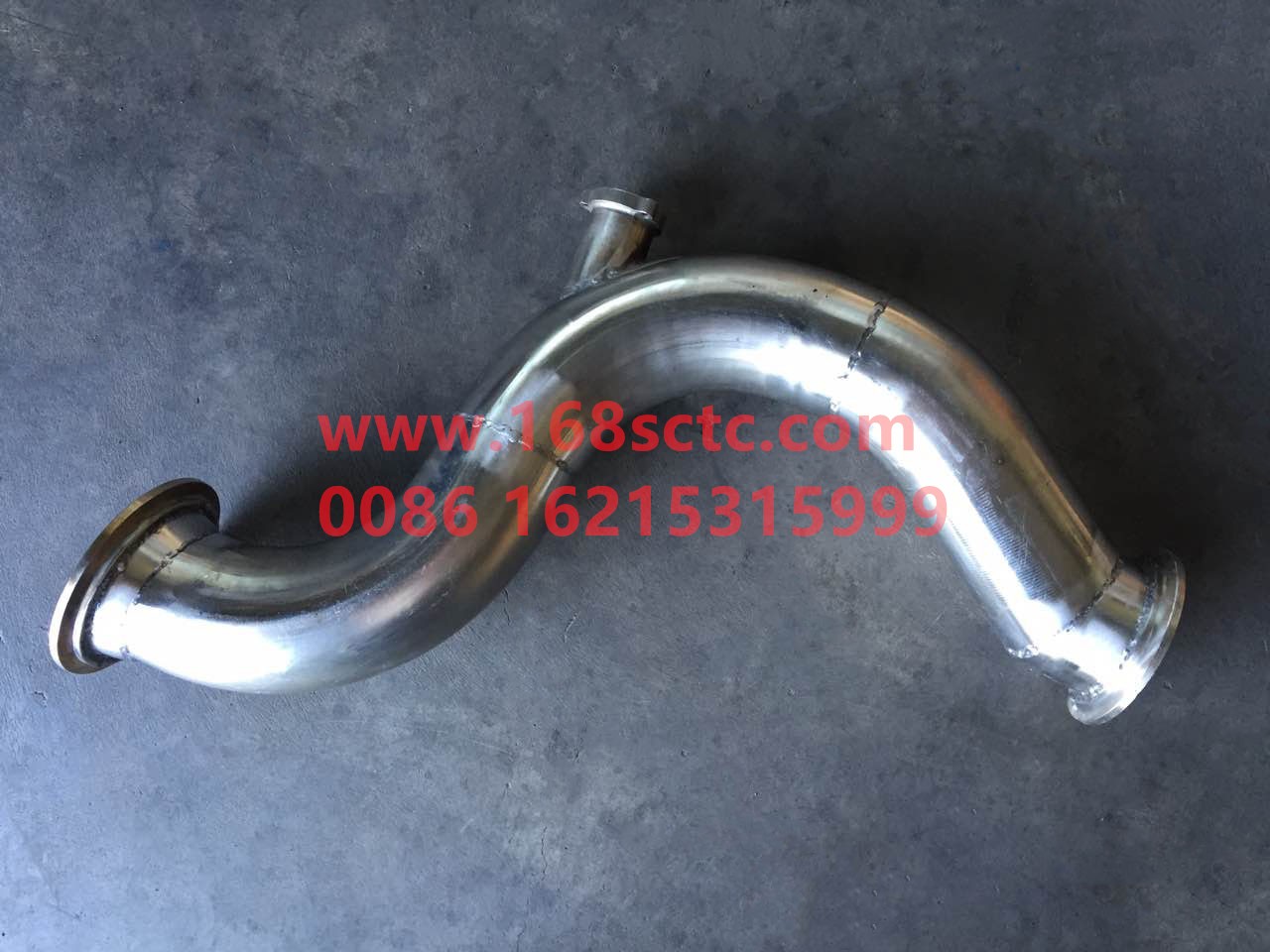 DZ95259540378-SHACMAN-Muffler intake pipe assembly-DeLongF3000 2015Kuan