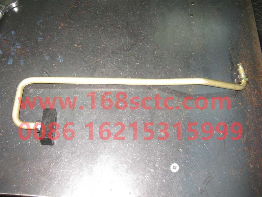 VG1500079022-SINOTRUK HOWO-Supercharger oil inlet pipe-ZhongQiFaDongJiWT615.95