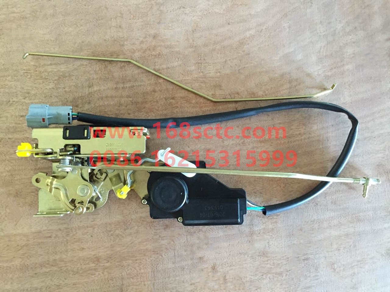 DZ15221340030-SHACMAN-Left door central control lock body assembly-DeLongXinM3000 2013Kuan
