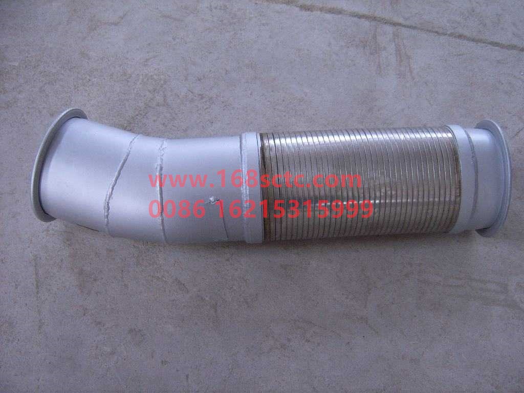 WG9731540012-SINOTRUK HOWO-Exhaust Flexible Hose 8x4Short cab front section-HaoWo2009Kuan