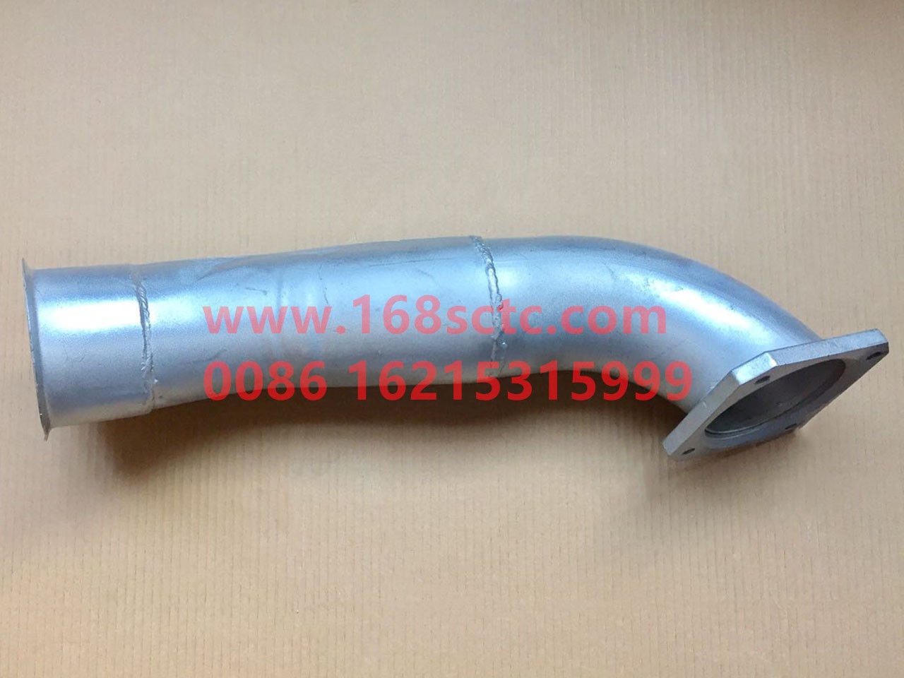 DZ93259540130-SHACMAN-Exhaust pipe assembly (1)-DeLongF2000 2015Kuan