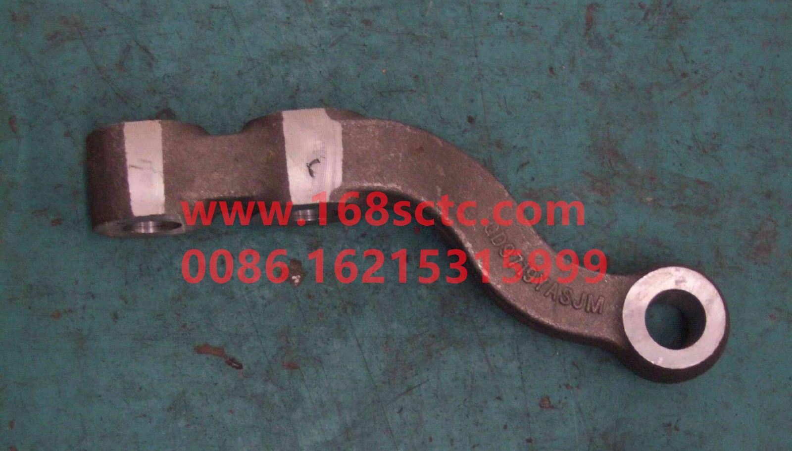 AZ9738413003-SINOTRUK HOWO-tie rod armLeftbig bend-ZhongQiQianQiaoHR7