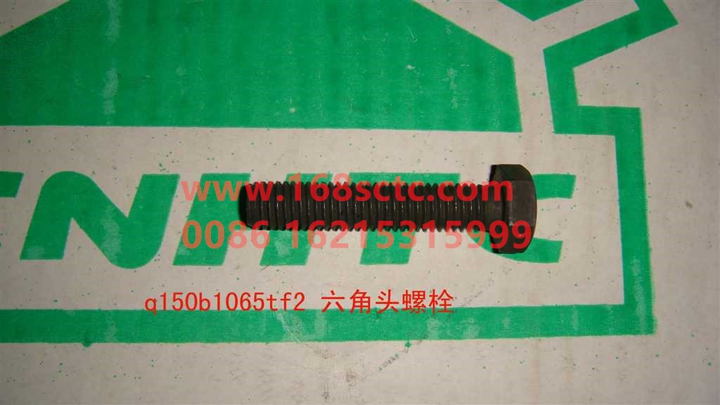 Q150B1065TF2-SHACMAN-Hex bolts M10x65-DeLongF3000 2012Kuan