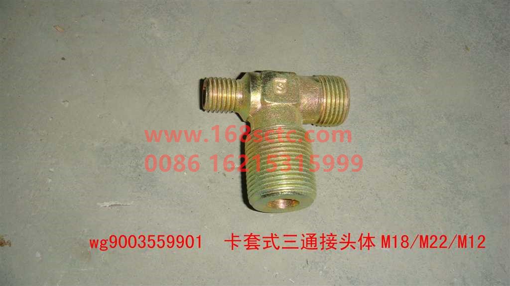 WG9003559901-SINOTRUK HOWO-Ferrule type tee joint body M18/M22/M12 (minimum order of 2000 pieces per item)-HaoWoT7HKuan
