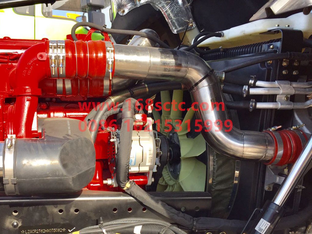 DZ95259537022-SHACMAN-intercooler intake pipe-DeLongF3000 2015Kuan