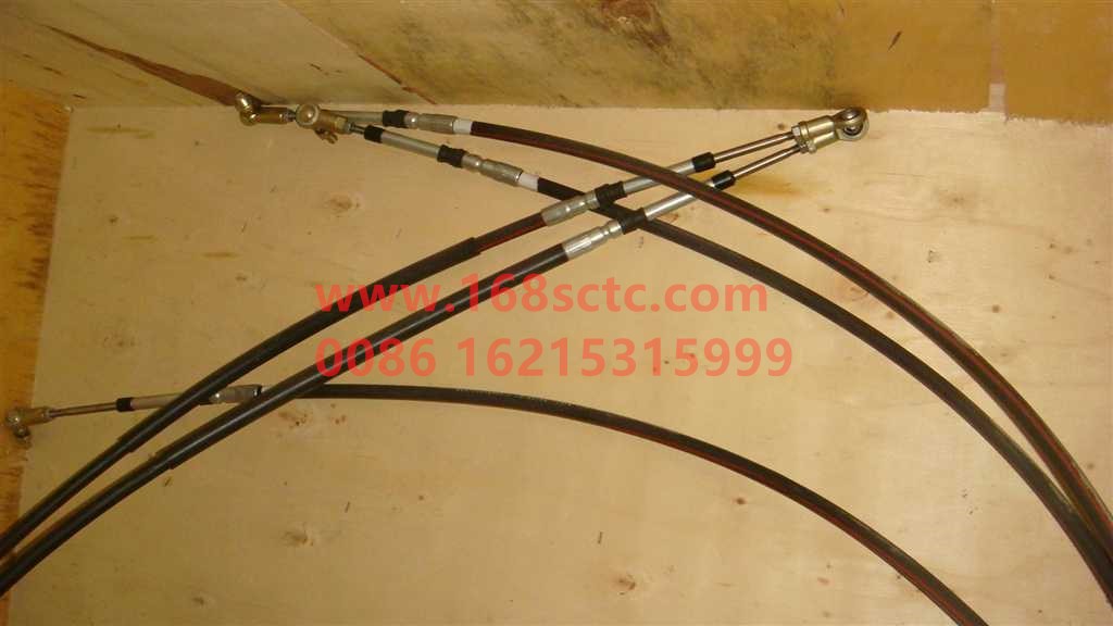 WG9725240242-SINOTRUK HOWO-Shift shaft L=3600mmgreen-HaoWo2009Kuan