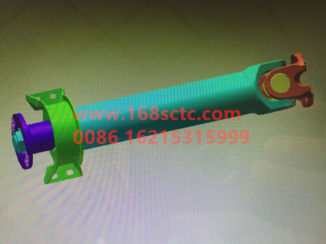 DZ92189315096-SHACMAN-Drive shaft middle-DeLongF2000 2015Kuan