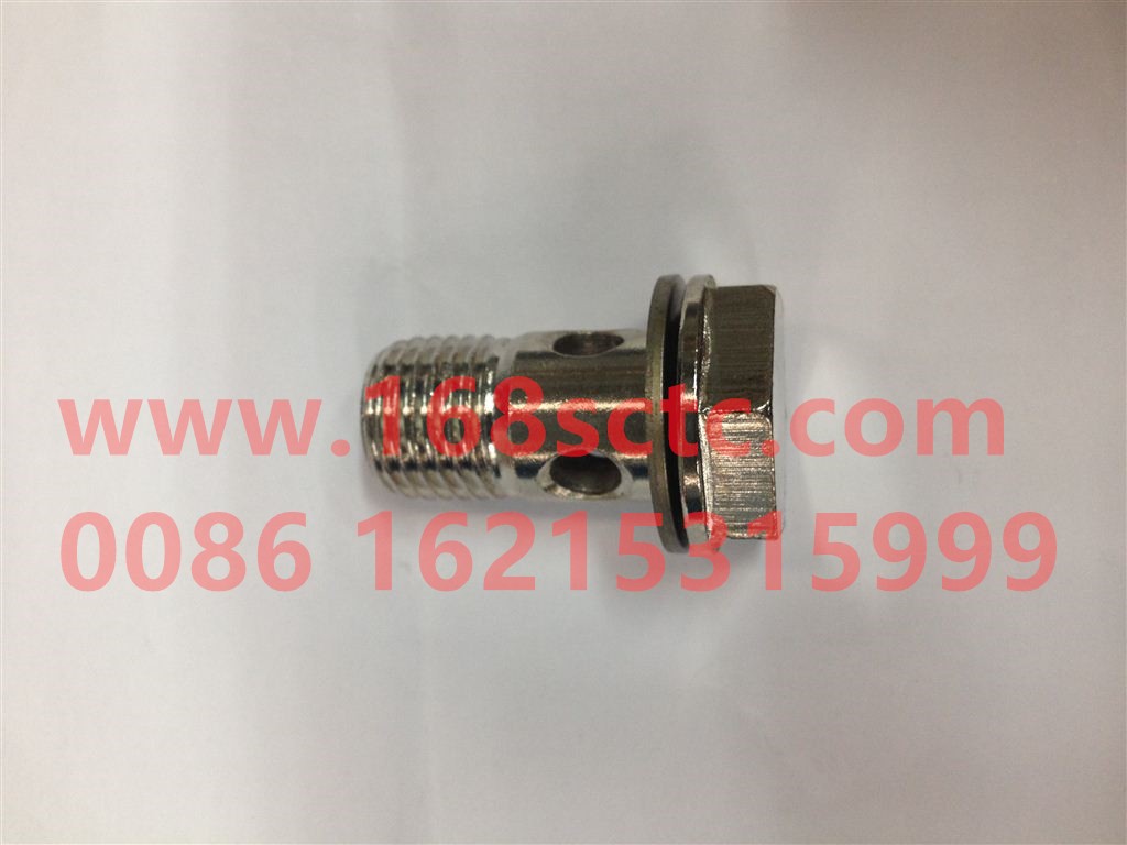 200V98150-0175-SINOTRUK HOWO-hollow bolt-ZhongQiFaDongJiMC13.58-30