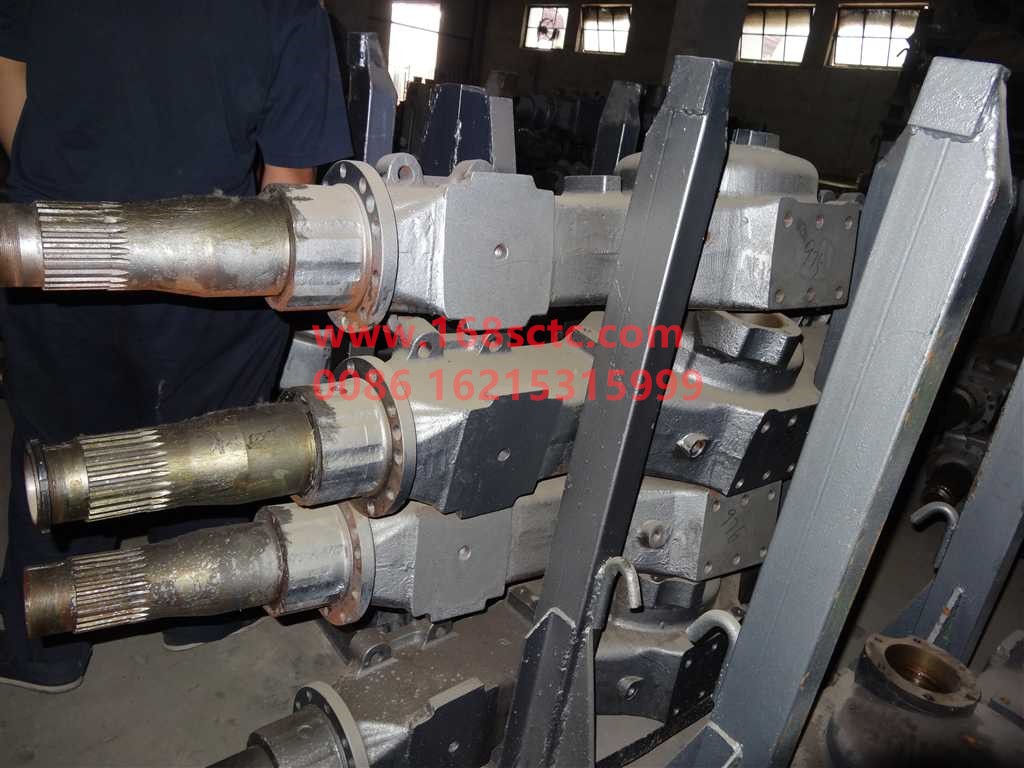 AZ9231330976-SINOTRUK HOWO-Middle axle housing (L1=1010mm/L2=124x190/L3=2150mm/Three-stage cast mid-axle housing assembly/QT/1850)-ZhongQiSTRCheQiao