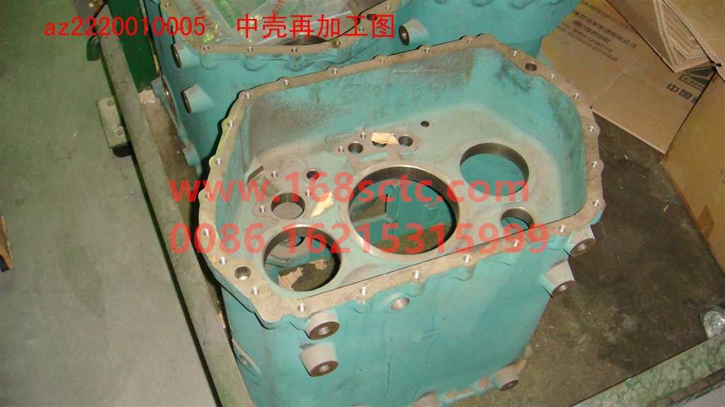 AZ2220010005-SINOTRUK HOWO-gearbox middle case-ZhongQiBianSuXiangHW15710C