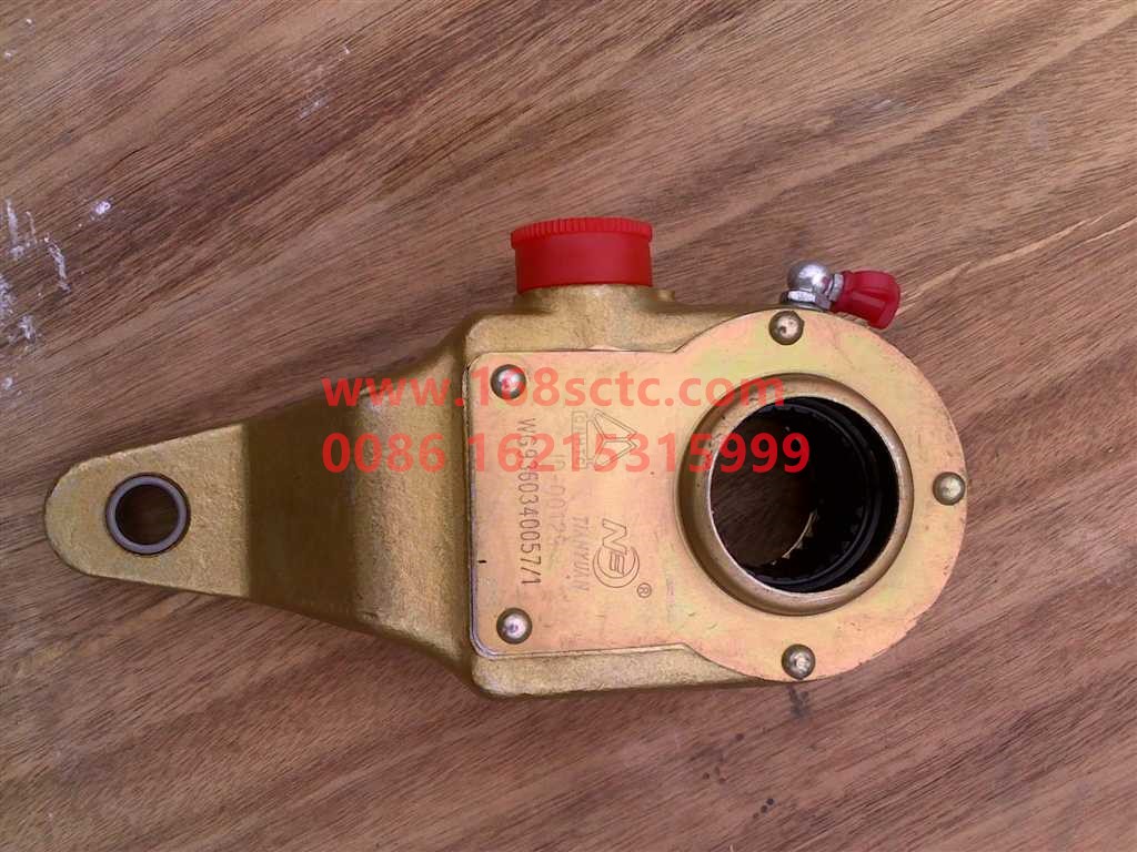 WG9360340057-SINOTRUK HOWO-brake adjustment armLeftautomatic 14toothDuctile Iron-ZhongQiHW1279Qiao
