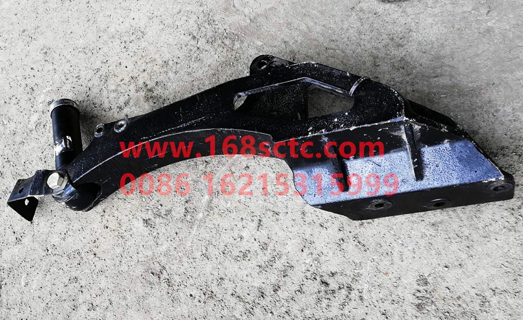 DZ14251440061-SHACMAN-Left rear suspension bracket-DeLongX3000 2013Kuan