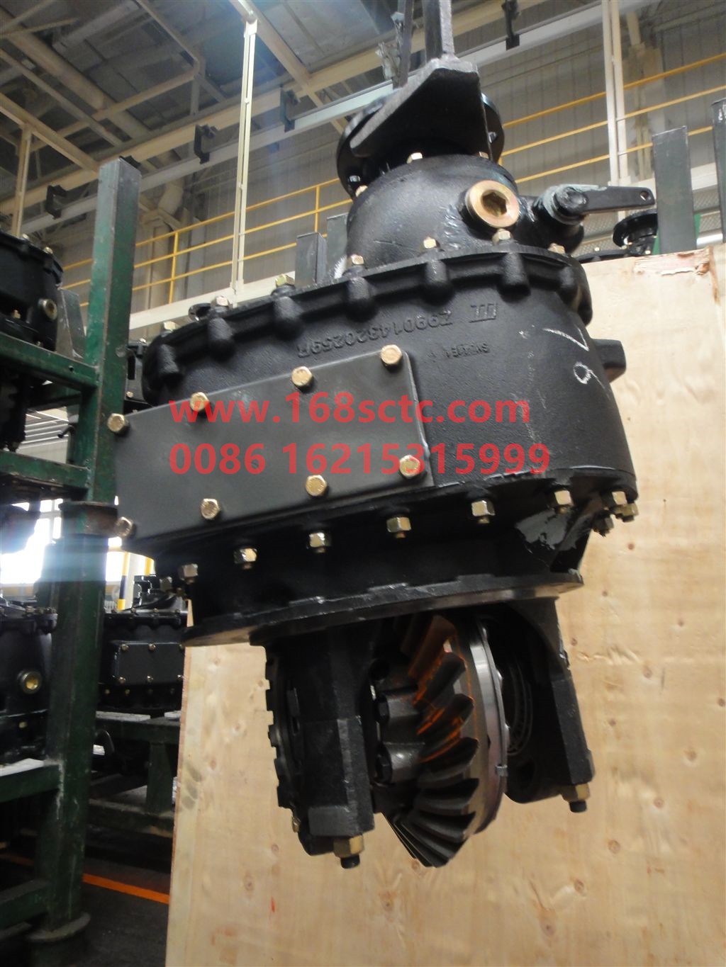 AZ7121320761-SINOTRUK HOWO-Medium bridge drive device (I=6.304, XSΦ180, output XSΦ165, for casting bridge)-ZhongQiZhongQiaoMCY13