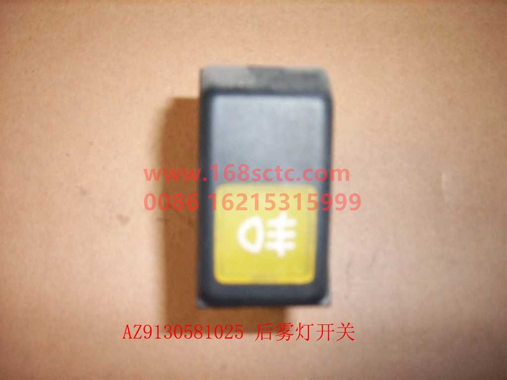 WG9130581025-SINOTRUK HOWO-rear fog light switch-SiTaiErM5G