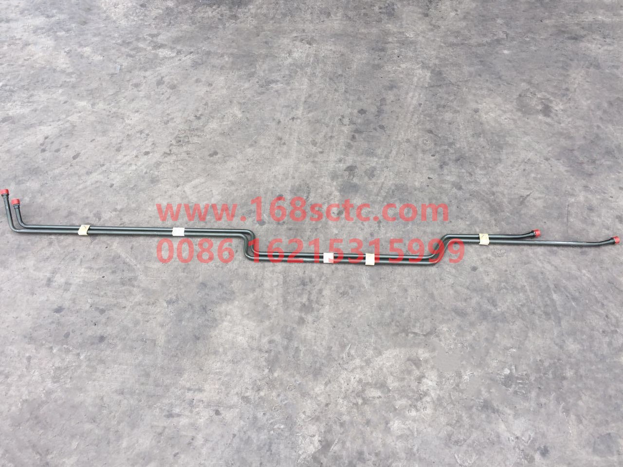 DZ95319470030-SHACMAN-Booster cylinder oil pipe assembly-DeLongF3000 2015Kuan