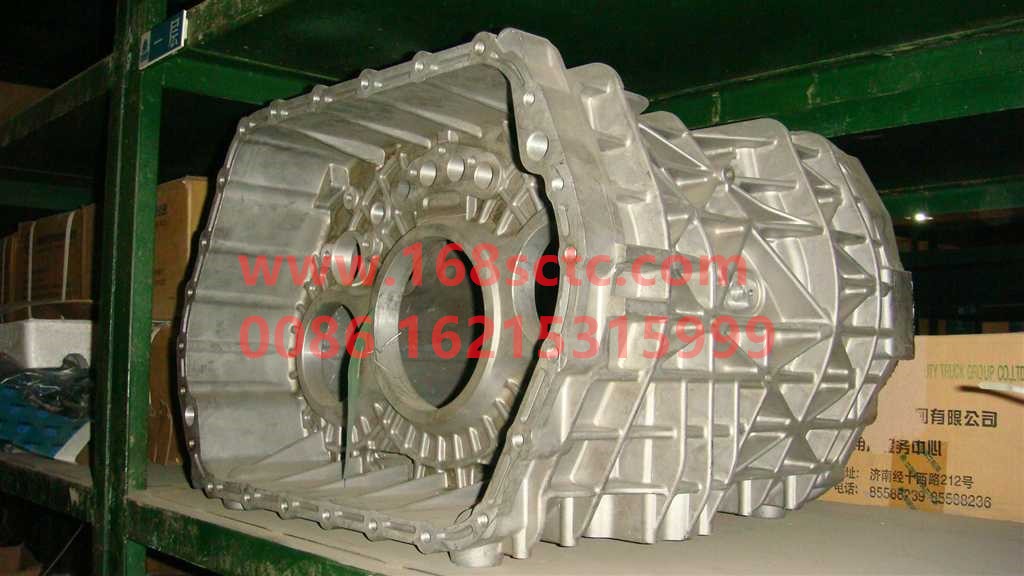 AZ2220010802-SINOTRUK HOWO-Transmission middle case (aluminum case, AMT)-ZhongQiBianSuXiangHW19710