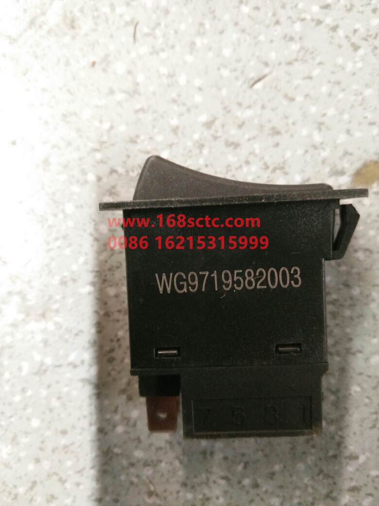 WG9719584013-SINOTRUK HOWO-rear fog light switch-HaoWo2012Kuan