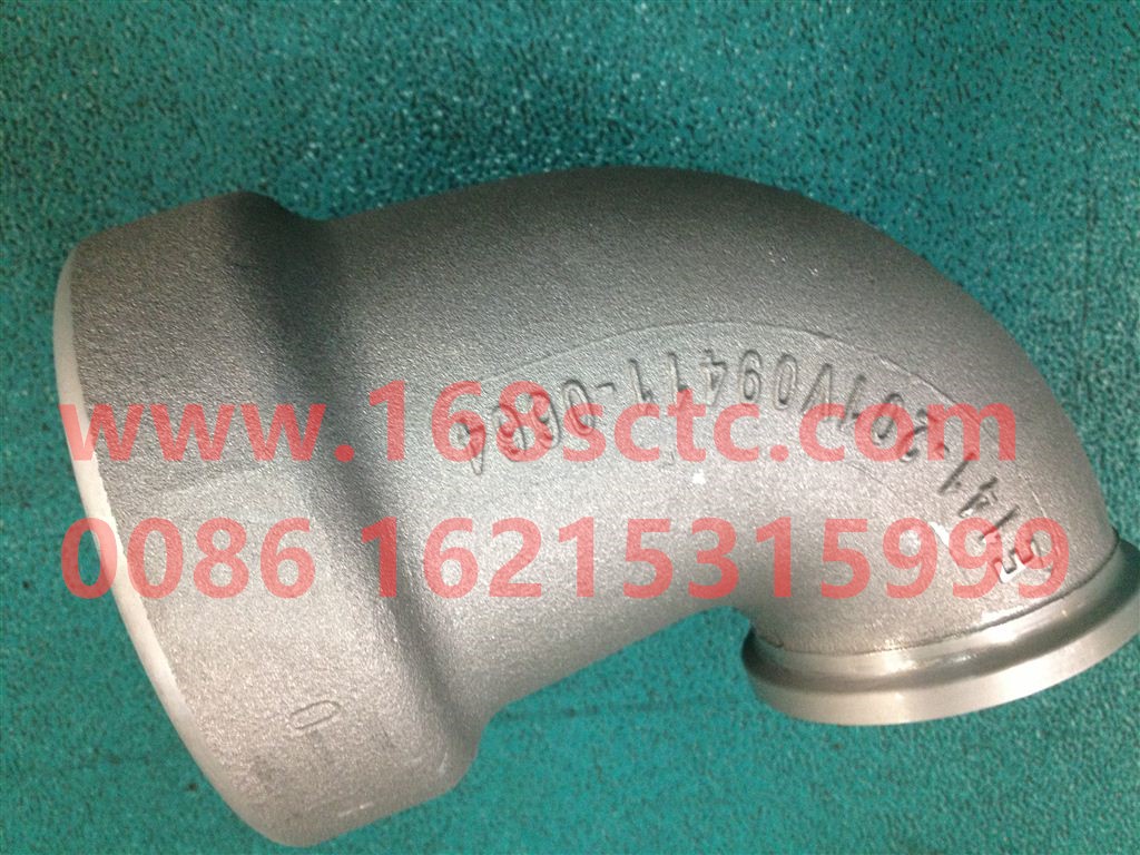 201V09411-0664-SINOTRUK HOWO-intake elbow-ZhongQiFaDongJiMT13.44-50