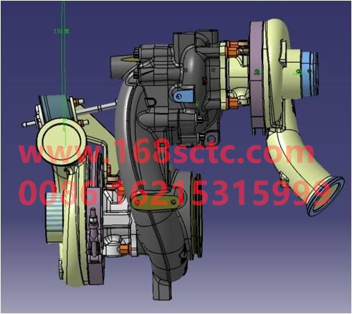 082V09100-7941-SINOTRUK HOWO-two-stage supercharger-ZhongQiFaDongJiMT07.29-50
