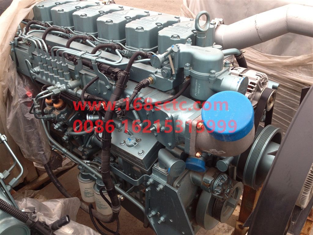 A73409043L-SINOTRUK HOWO-Engine assembly (common rail, central supercharger, AMT, electric heating, EVB)-ZhongQiFaDongJiD10.34-31
