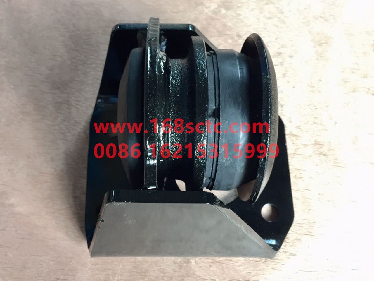 DZ95259590067-SHACMAN-Engine rear suspension shock absorberLeft-DeLongF3000 2015Kuan