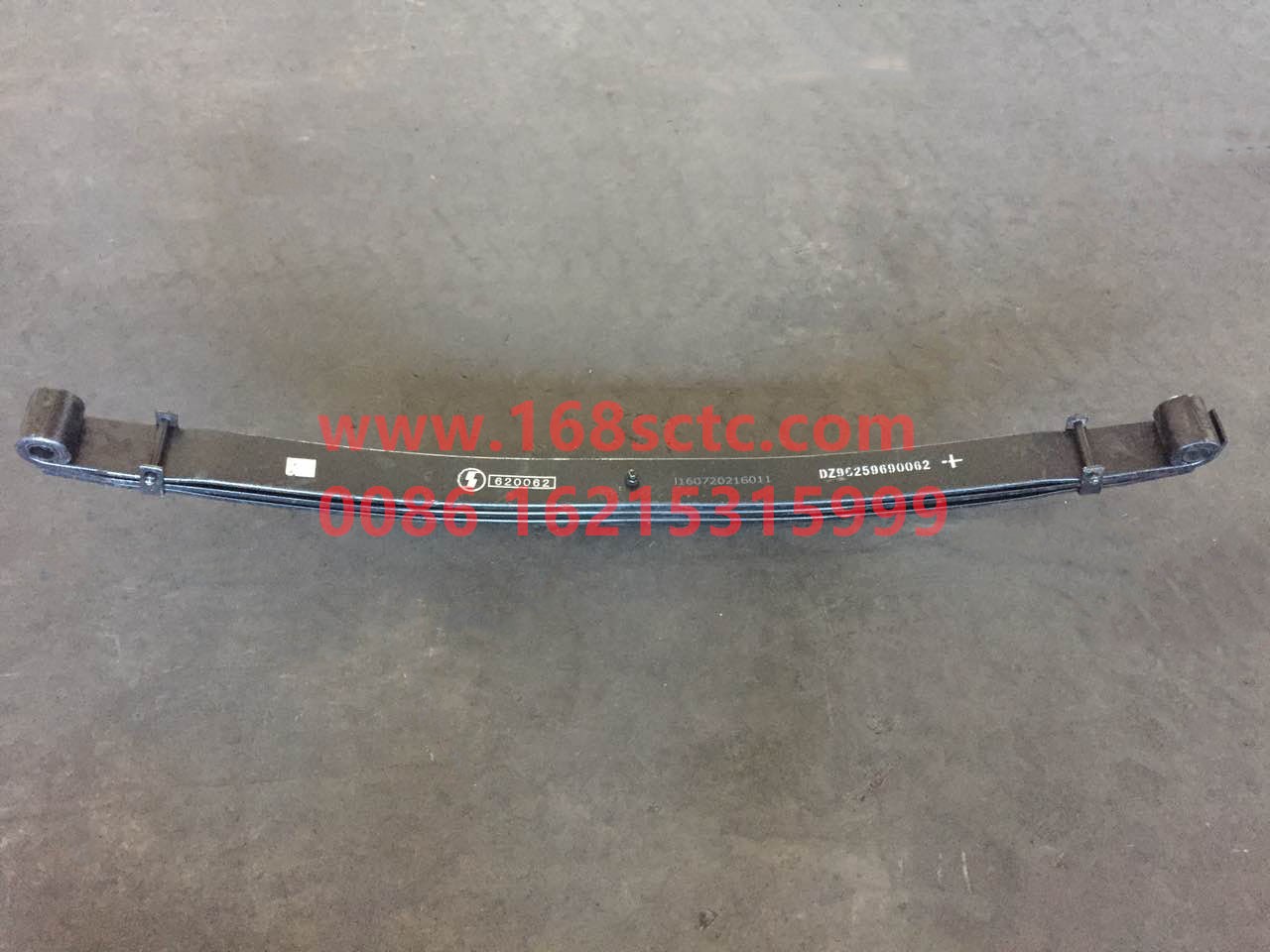 DZ96259690062-SHACMAN-Front leaf spring assembly (right)-DeLongXinM3000 2015Kuan