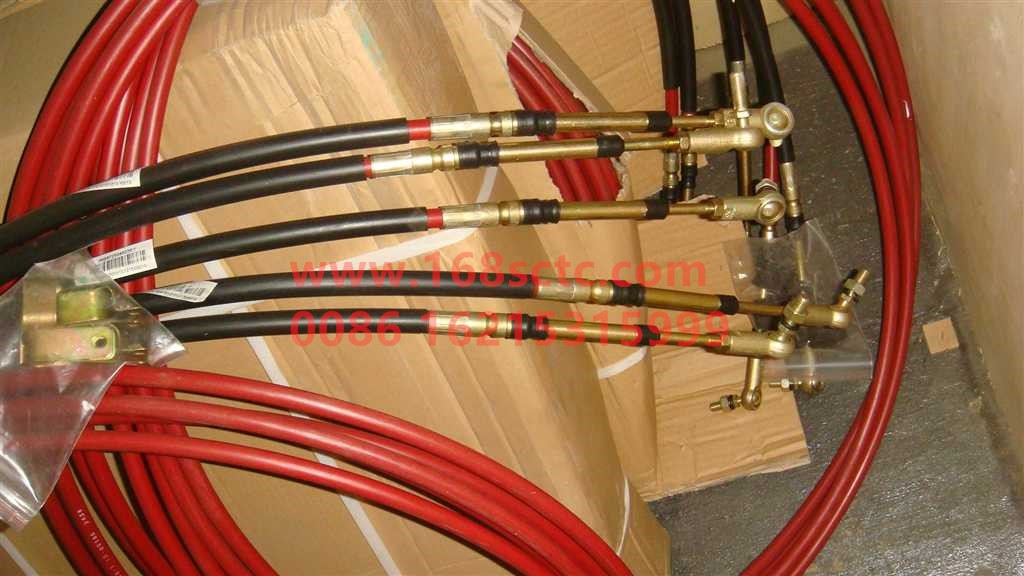 WG9725240226-SINOTRUK HOWO-Gear selection flexible shaft assembly L=4200mm green-HaoWo2009Kuan