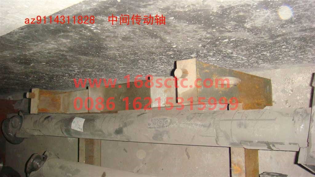 AZ9114311828-SINOTRUK HOWO-transmission shaft Φ57 L=1828x180x4x57-JinWangZi2008Kuan