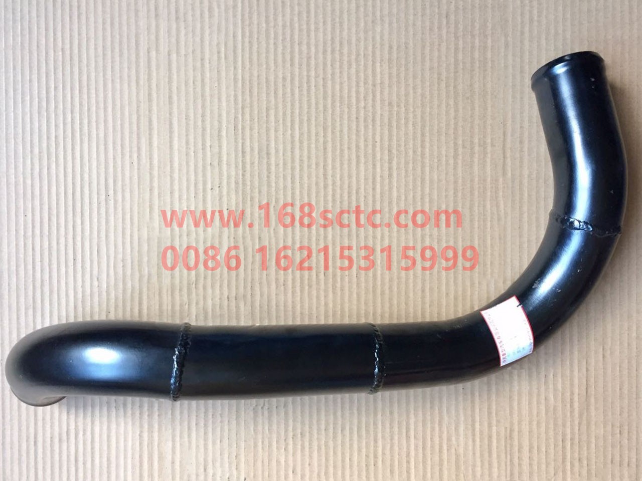 DZ96259534098-SHACMAN-radiator outlet pipe-DeLongXinM3000 2015Kuan