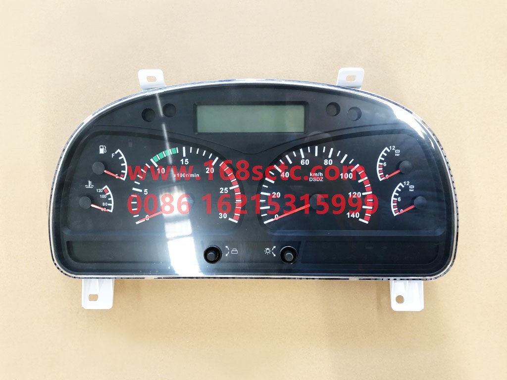 DZ96189584145-SHACMAN-Instrument cluster(electronically controlled engine,CAN,newM3000, Bosch system)-DeLongXinM3000 2013Kuan