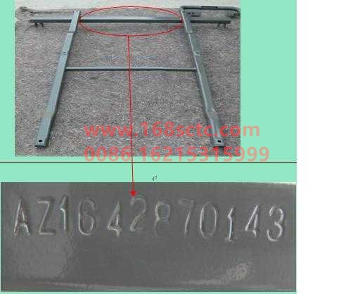 AZ1642870143-SINOTRUK HOWO-Bracket welding assembly (Howo 2010 model)-HaoWo2013Kuan