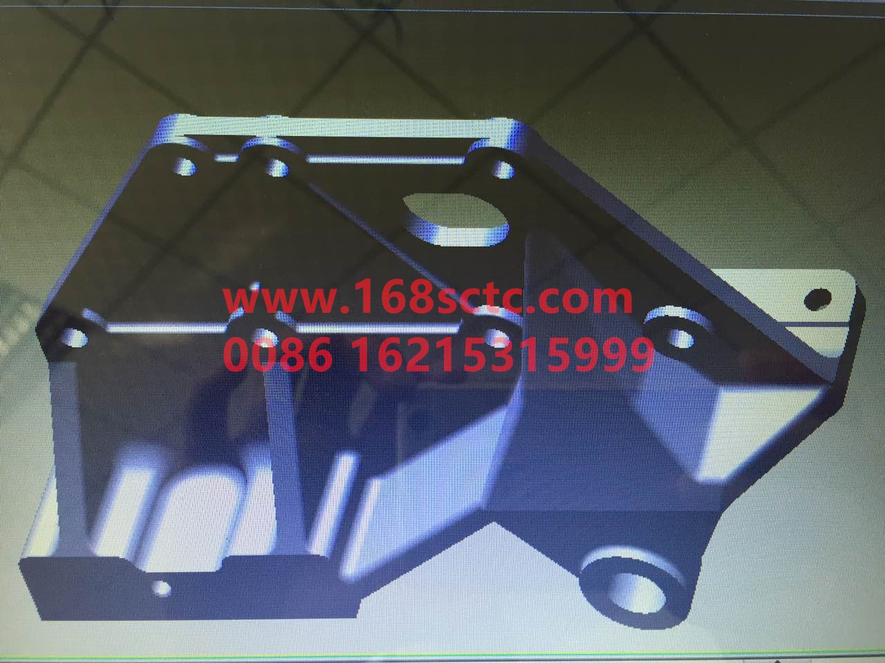 SZ970000782-SHACMAN-front spring rear bracket-DeLongF3000 2014Kuan