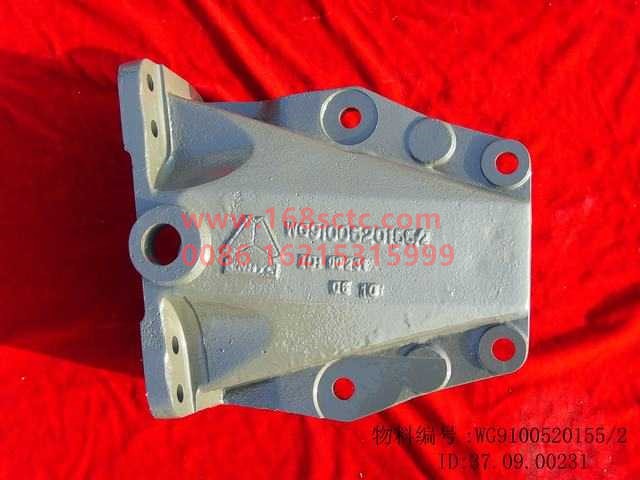 WG9100520155-SINOTRUK HOWO-front spring rear bracketLeft-SiTaiEr2007Kuan