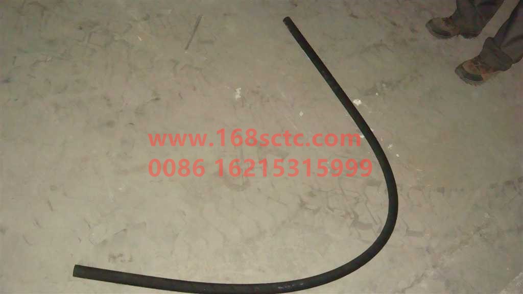 WG9123360025-SINOTRUK HOWO-Rubber hose L=2000mm-SiTaiEr2007Kuan